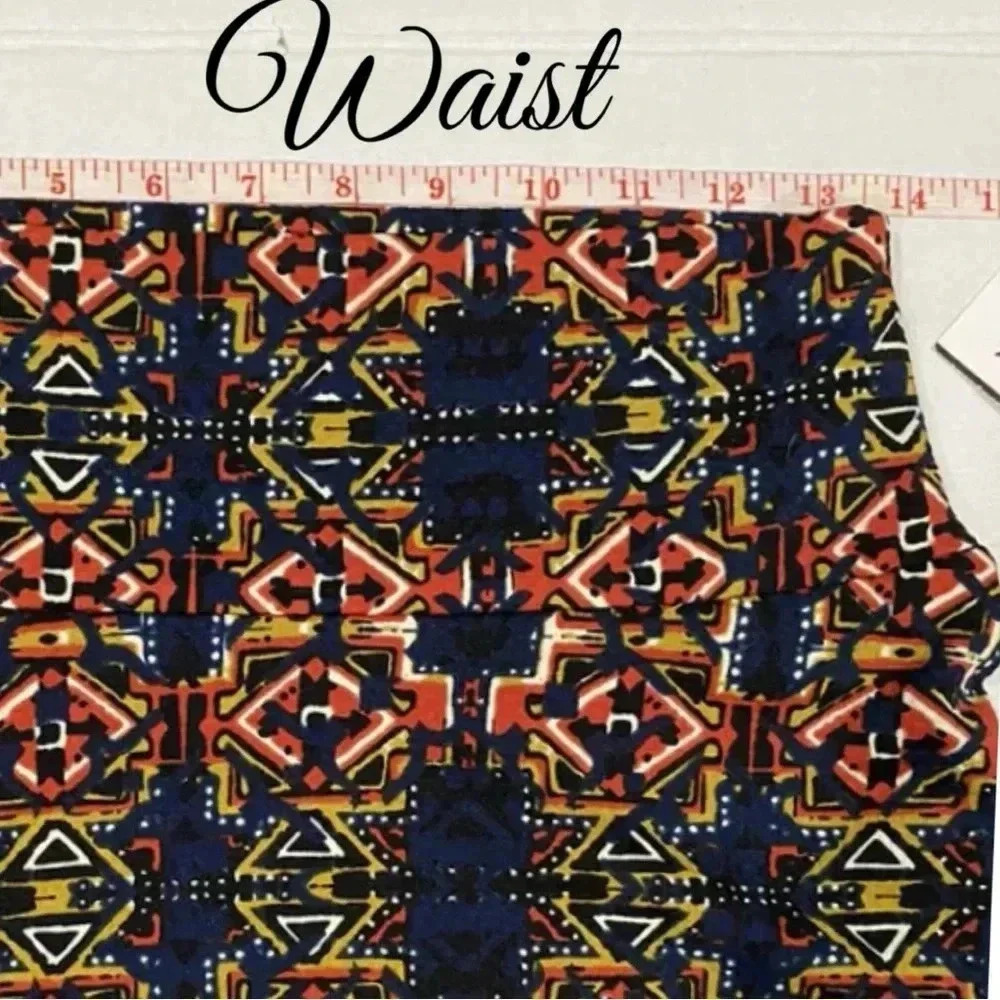 LuLaRoe Cassie Geometric Skirt Size Small Pull On Stretchy Pencil Skirt NWT - Picture 5 of 7